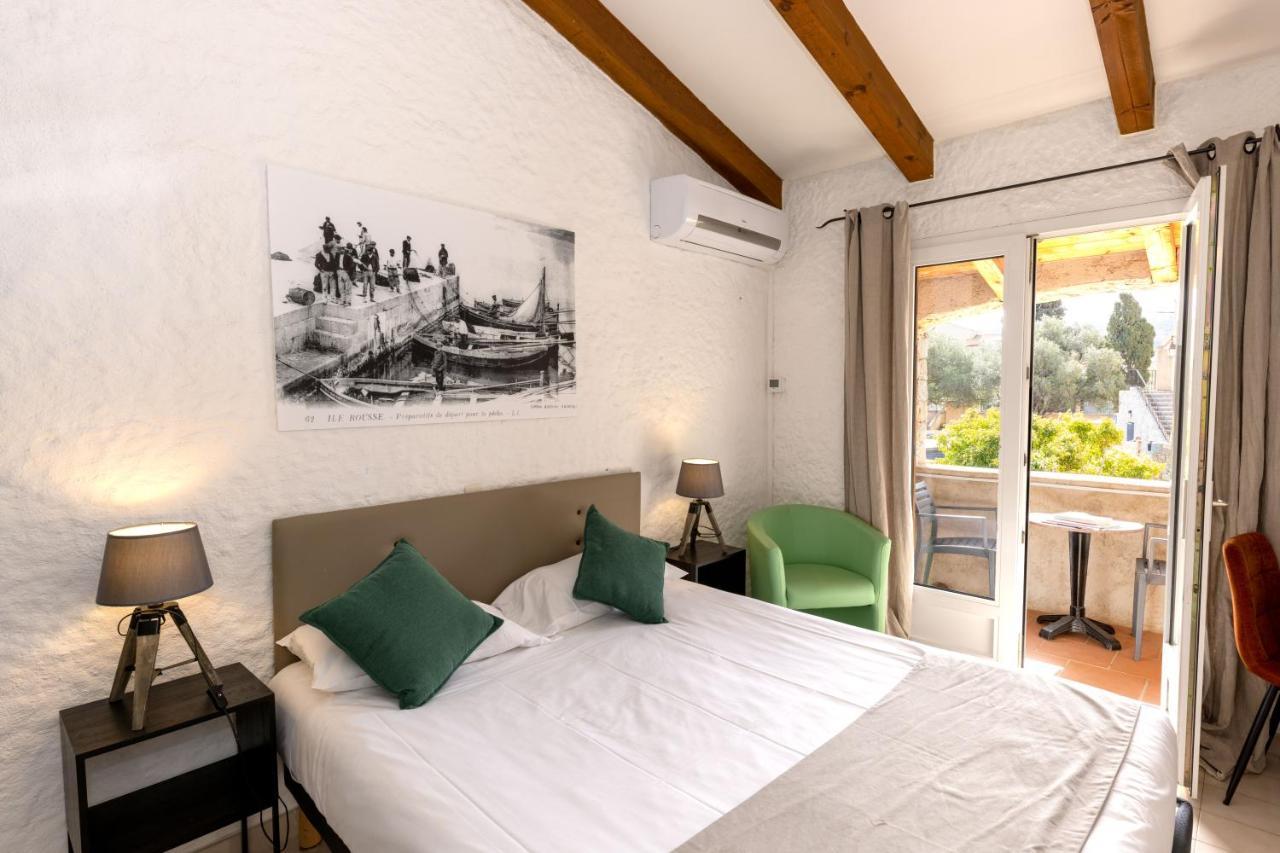Hotel Casa Rossa & Spa LʼÎle-Rousse エクステリア 写真